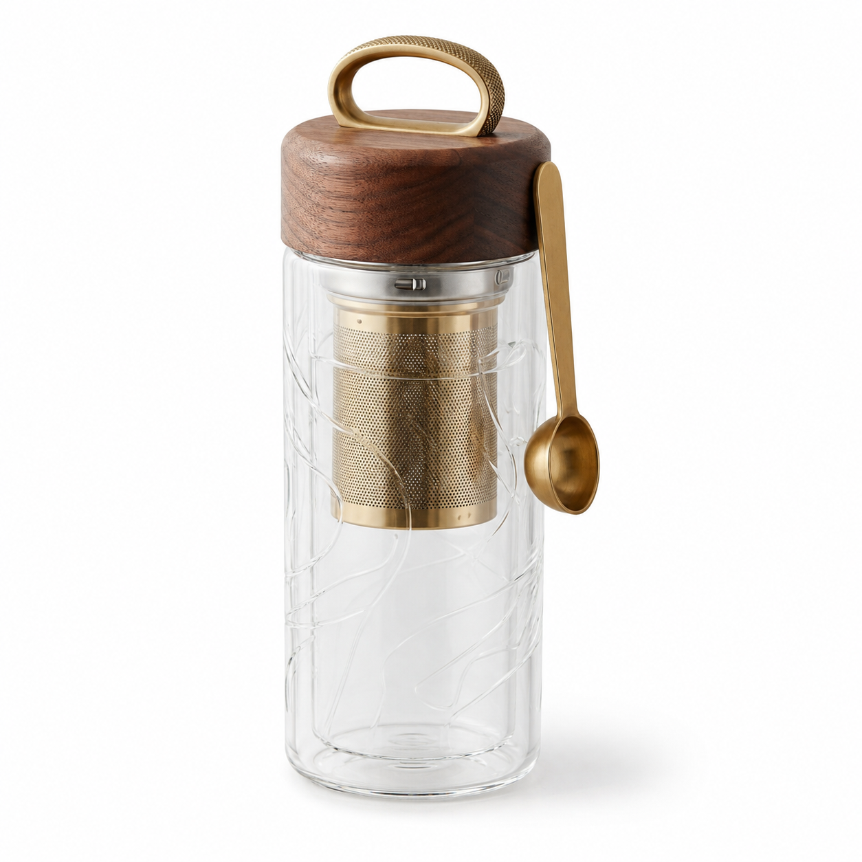 WbnznaF™ Effortless Infusion Travel Tea Kit with Magnetic Scoop & Precision Strainer
